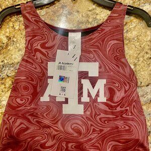 New with tags! Texas A&M Women's Large Zoozatz Comfy CropTank Top With Leggings